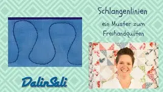 Schlangenlinien - ein Muster zum Freihandquilten