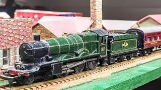 Tri-ang Castle Windsor steam engine TT gauge 3mm scale 1957-64 made England @vintage-model-trains 