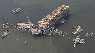 Body of fourth victim in Baltimore Key Bridge collapse found trapped in construction vehicle