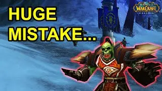 Alterac Valley Was A Huge Mistake...