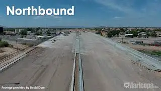 Overpass North & South State Route 347, in Maricopa, Arizona