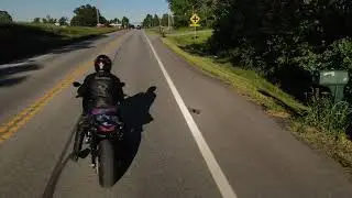 Kawasaki ZX14R Police called for Burnout