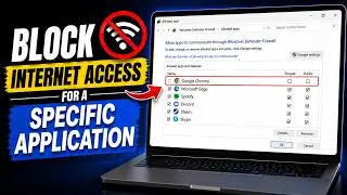 How to Block Internet Access for a Specific Application in Windows 10