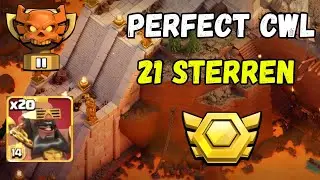 PERFECTE CWL in KAMPIOENSDIVISIE 2 met varkensruiters in Clash of Clans