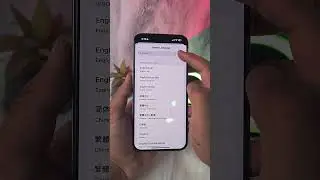 Change Language on iPhone !