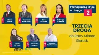TRZECIA DROGA || Kandydaci do Rady Miasta Sieradza (OKRĘG NR 2)
