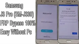 Samsung J3 Pro FRP Bypass (J330) Google account Remove Unlock 100% Without Pc | Android 7.1