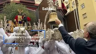 Prendimiento en su SALIDA - Domingo Ramos 2024- M&aacute;laga