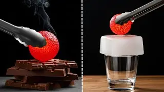 1000&deg;C Red Hot Metal Ball vs Ice, Tape & Wood
