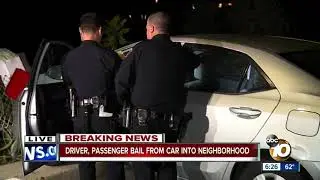 San Diego Police chase suspect through North Park