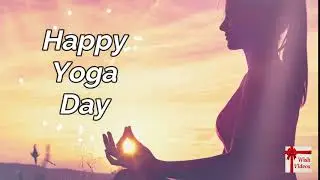 Happy Yoga Day Wish GIF Video (Yoga Day Greetings)