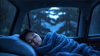 Car Rain Vibes 🌧️ Ambient Ride Mood for Focused Study Sessions and Comfortable Sleep