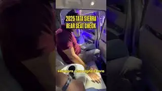 Задние сиденья Tata Sierra 2025 года. Посмотрите. #Tata #Sierra #sameercontractor @tatamotors