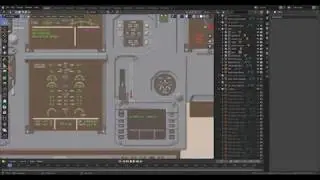 A321 NEO cockpit modeling time lapse