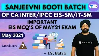L7: Sanjeevani Booti Batch | Important EIS MCQ's | May 21 Attempt | J.S. Batra