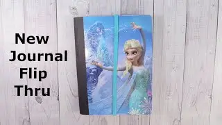 Frozen Elsa Journal Flip Through Thru | PaulAndShannonsLife