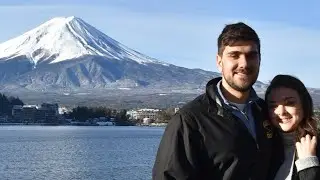 On Top of Mt. Fuji During a Snow Storm