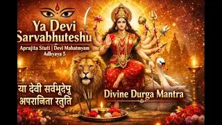 या देवी सर्वभूतेषु | अपराजिता स्तुति | देवी महात्म्यम अध्याय 5 | दिव्य दुर्गा स्तुति