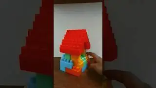 Block house making #simple#house#block