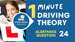 Pass Theory Test | Car | Alertness: 24 | You're turning right onto a dual carriageway. What should?