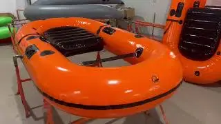 Inflateable WaterStrider Kickboat International Orange