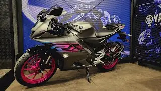 2024 Yamaha R15 New Metallic Grey Pink Colour & Price Review