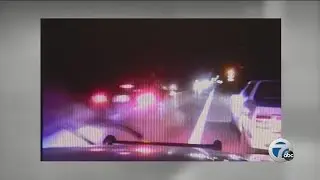 Alleged drunk driver hits police car