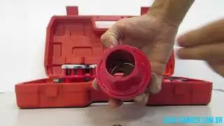 Rosqueadeira Tarraxa Manual Para Cano Met&aacute;lico BSPT J316 Lugatools