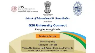 G20 University Connect - Lecture Series