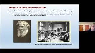 The Cairo Geniza as a Source for Ottoman History? Professor Jane Hathaway