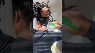 Loc Styles For Women | Claw Clip #locstyles #locsjourney