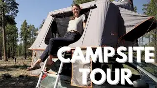 FULL CAMPING setup with my rooftop tent // dispersed camping // off-grid