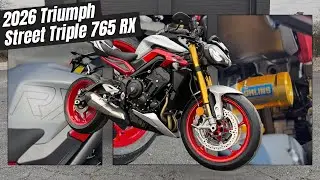 Check out the new 2026 Triumph Street Triple 765 RX | Full walk-round video