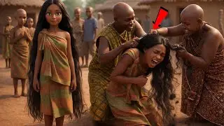 The ONLY GIRL With Hair In a Bald Village #africanfolktales #folklore #storytime #tales