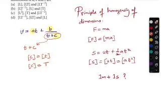 Doing dimensional analysis