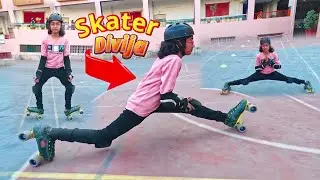 Skating class | skater divija | learn skating 2026 |how to learn skate