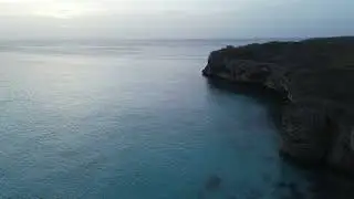 Grote Knip aka Playa Kenepa Grandi Beach Curacao Aerial View Curazao