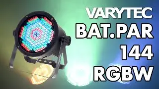 Varytec BAT.PAR 144 RGBW: colours battery powered