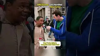 Billy Eichner Gets Humbled by Random New Yorker.#funny  #billyeichner  #billyonthestreet