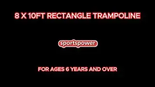 8 X 10FT RECTANGLE TRAMPOLINE BY SPORTSPOWER