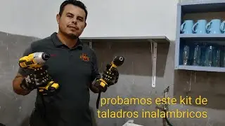 Probamos kit de taladros inal&aacute;mbricos 