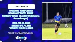 2025 Soccer Highlight Reel | Tonye Marcus | Midfielder (CDM/CM/CB)