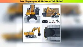 Gift Mini 1/50 RTR 970 RC Excavator Remote Control Digger Truck Machine Construction Cars Vehicle