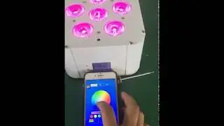 GL-4106-6W 6x18W RGBWA+UV 6in1 led uplighting with WIFI control