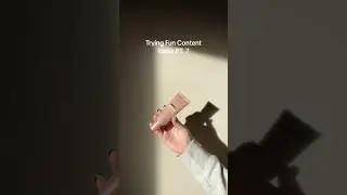 Trying fun content ideas pt.7 - Fun and easy product transition video tutorial