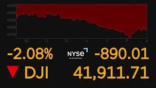 Stocks: Dow tumbles nearly 900 points, Nasdaq suffers worst day since 2022