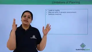 Class 12th &ndash; Limitations of Planning | Business Studies | Tutorials Point