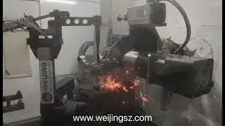 Steering knuckle casting fettled by Weijing auto grinding machine