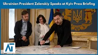 LIVE: Ukrainian President Zelenskiy Speaks at Kyiv Press Briefing