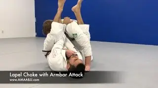 BJJ Biloxi - Lapel Choke with Armbar Attack at AMAA BJJ HQ